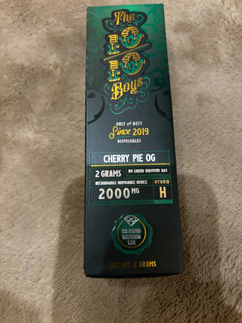 Cherry Pie OG 2Grams 10/10 Vape - 10/10 Boys